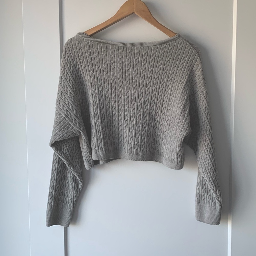 Dynamite Sweater Crop Top
